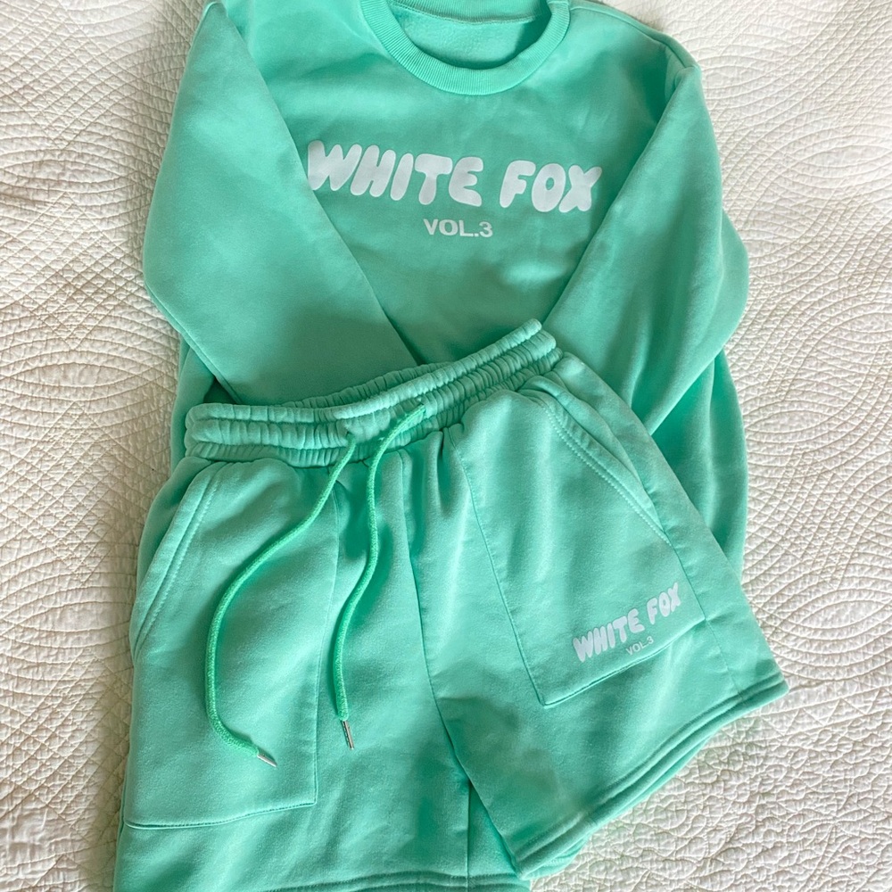 Faux White Fox set